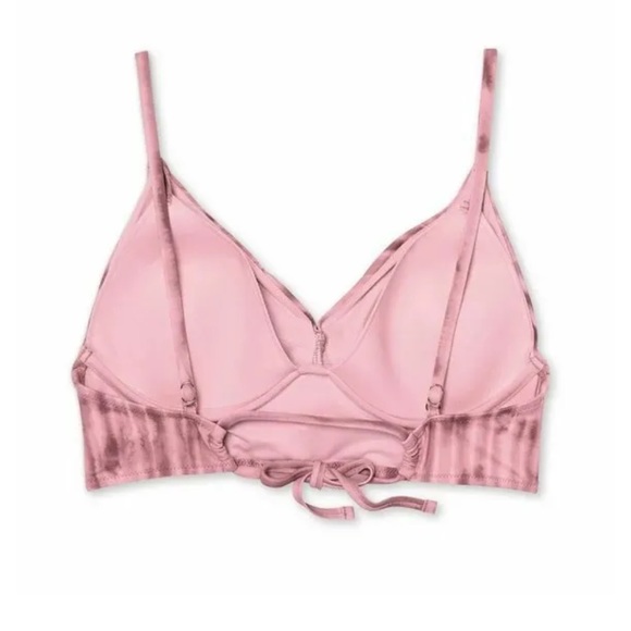 Shade & Shore Pink Lightly Lined Swim Bikini Top NWT - Picture 4 of 9